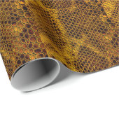 Snake Skin Texture Achtergrond Cadeaupapier (Rol Hoek)