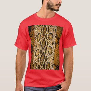 Snake Skins Foto Mode Textielontwerp T-shirt