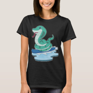 Snake Snowboard Winter Sport T-shirt