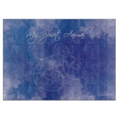 Snake Spirit Animal Decorative Glass Cutting Board Snijplank (Voorkant)