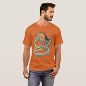 Snake Tennis racket T-shirt (Voorkant volledig)