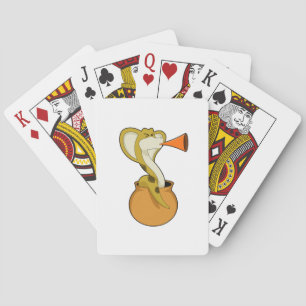 Snake Trumpet Music Pokerkaarten