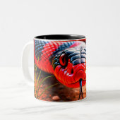 Snake Tweekleurige Koffiemok (Voorkant links)