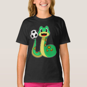Snake Voetbalspeler Voetbal T-shirt