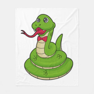 Snake with Botie Fleece Deken