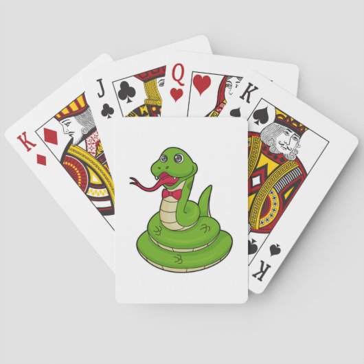 Snake with Botie Pokerkaarten (Achterkant)