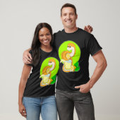 Snake with Glass of Lemon juice T-shirt (Unisex)