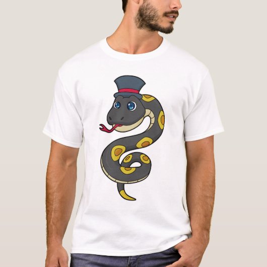 Snake with Hat T-shirt (Voorkant)