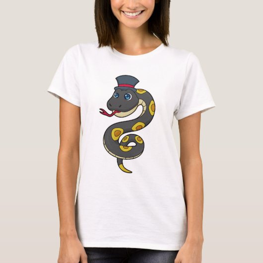 Snake with Hat T-shirt (Voorkant)