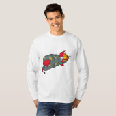 Snake with Rocket T-shirt (Voorkant volledig)