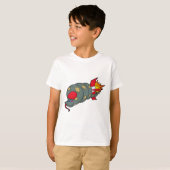 Snake with Rocket T-shirt (Voorkant volledig)