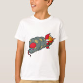 Snake with Rocket T-shirt (Voorkant)