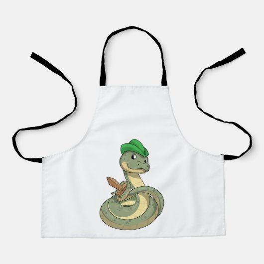 Snake with Sword Schort (Voorkant)