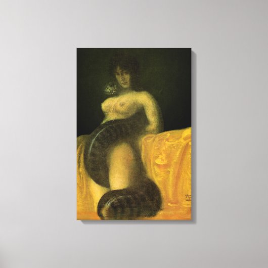 SnakeGrl Stretched Canvas Wall Art 16x24 Afdruk (Voorkant)
