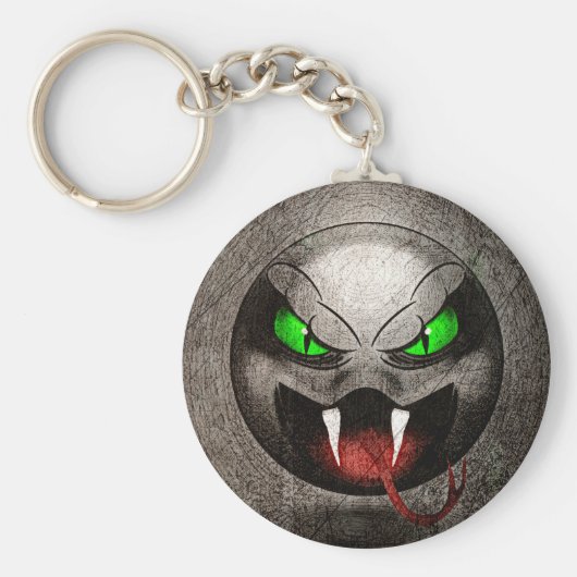 Snakemoji Vintage-sleutelhanger Sleutelhanger (Voorkant)