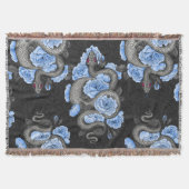 Snakes and blue roses deken (Voorkant)