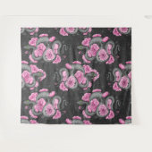 Snakes and pink roses wandkleed (Voorkant (horizontaal))