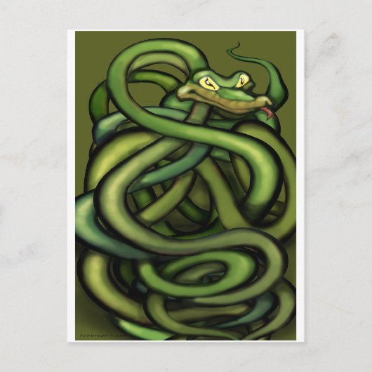 Snakes Briefkaart (Voorkant)