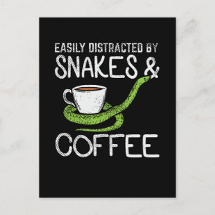 Snakes & Coffee Briefkaart