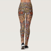 Snakes Head William Morris leggings motifs (Dos)