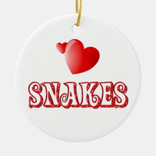 Snakes Keramisch Ornament (Voorkant)