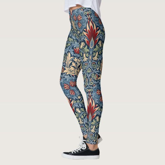 Snakeshead, bloembehangpapier van William Morris Leggings (Links)