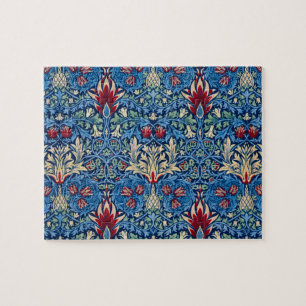 Snakeshead, bloembehangpapier van William Morris Legpuzzel
