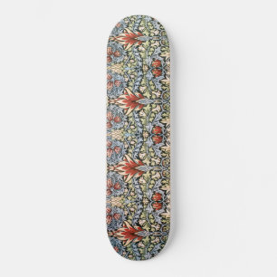 Snakeshead Pattern (door William Morris) Skateboard
