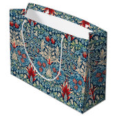 Snakeshead, William Morris Large Gift Bag Groot Cadeauzakje (Achterkant Gekanteld)