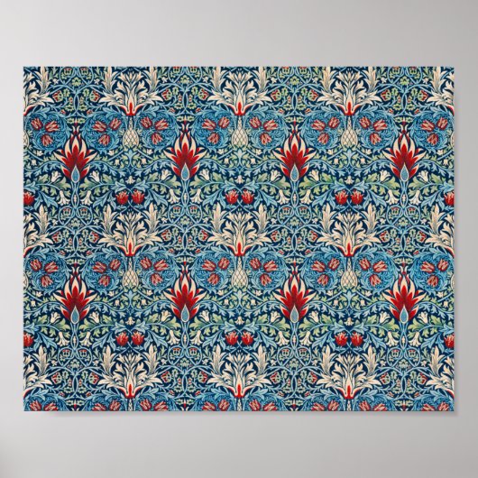 Snakeshead, William Morris Poster (Voorkant)