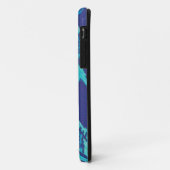 Snakeskin en bleu Coque-Mate coque iphone (Dos/Gauche)