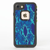 Snakeskin in blauw (Achterkant)