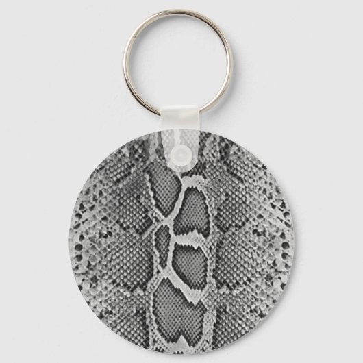 Snakeskin-ontwerp, slangenhutprintpatroon sleutelhanger (Voorkant)
