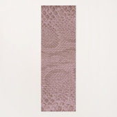 Snakeskin roze yogamat (Achterkant)