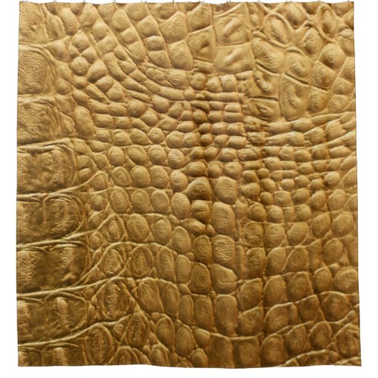 Snakeskin Textuur: Wilde Achtergrond Ontwerp. Douchegordijn (Voorkant)