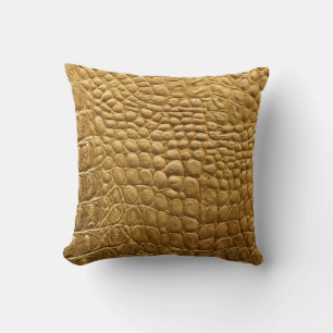 Snakeskin Textuur: Wilde Achtergrond Ontwerp. Kussen