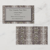 Snakeskin-Visitekaartje Visitekaartje (Voorkant / Achterkant)