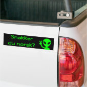 Snakker du norsk? Bumpersticker (Op Truck)
