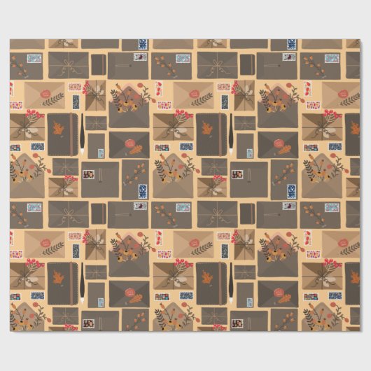 Snal Mail Pattern Cadeaupapier (Vlak)