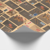 Snal Mail Pattern Cadeaupapier (Hoek)