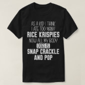 Snap crackle en pop t-shirt (Design voorkant)