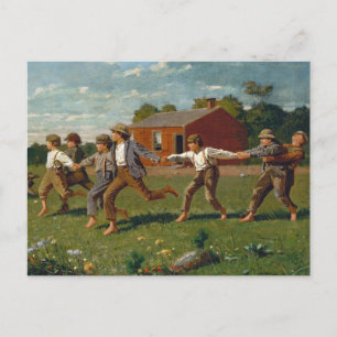 Snap de zweep   Winslow Homer Briefkaart