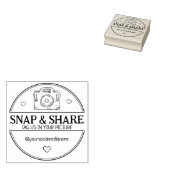 Snap en Share, Business Social Media Packaging Rubberstempel (Gestempeld)