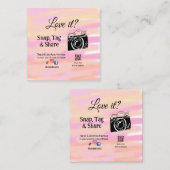 Snap label Share Media Camera Voeg socials toe Hou (Voorkant / Achterkant)