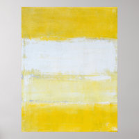 'Snap Shot' Grijs en Geel Abstract Kunst