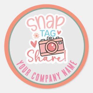 Snap Tag Share Aangepaste Zakelijke