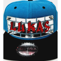 Snapback personnalisé avec lettres Graffiti