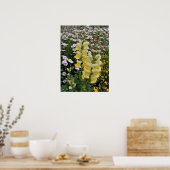 Snapdragon Daisy Floral Flower Poster (Cuisine)