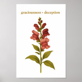 Snapdragon - Graciousness, misleiding Poster