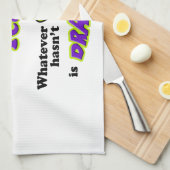 Snapdragon jaren theedoek (Quarter Fold)